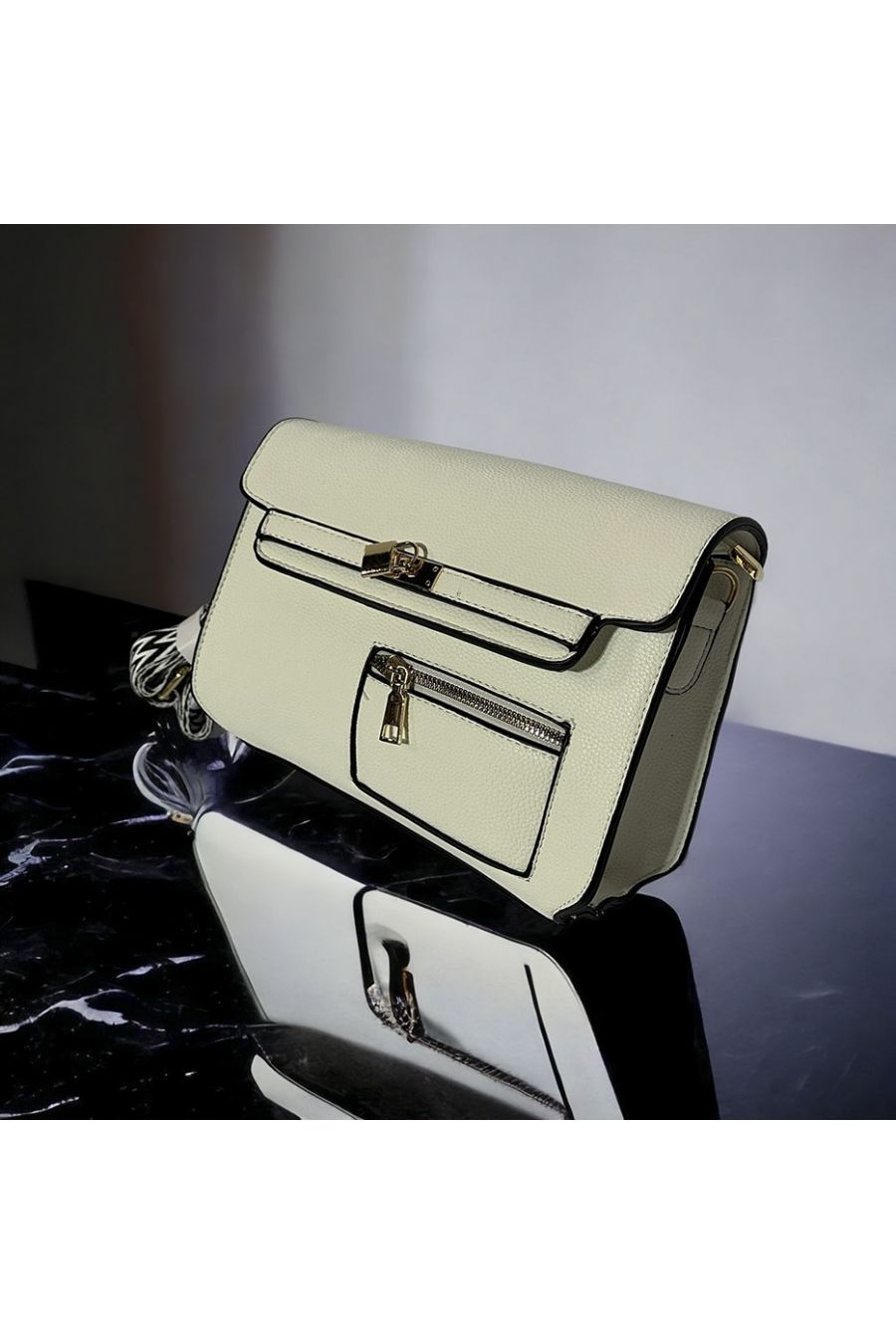 Sac à main inspi blanc - 2