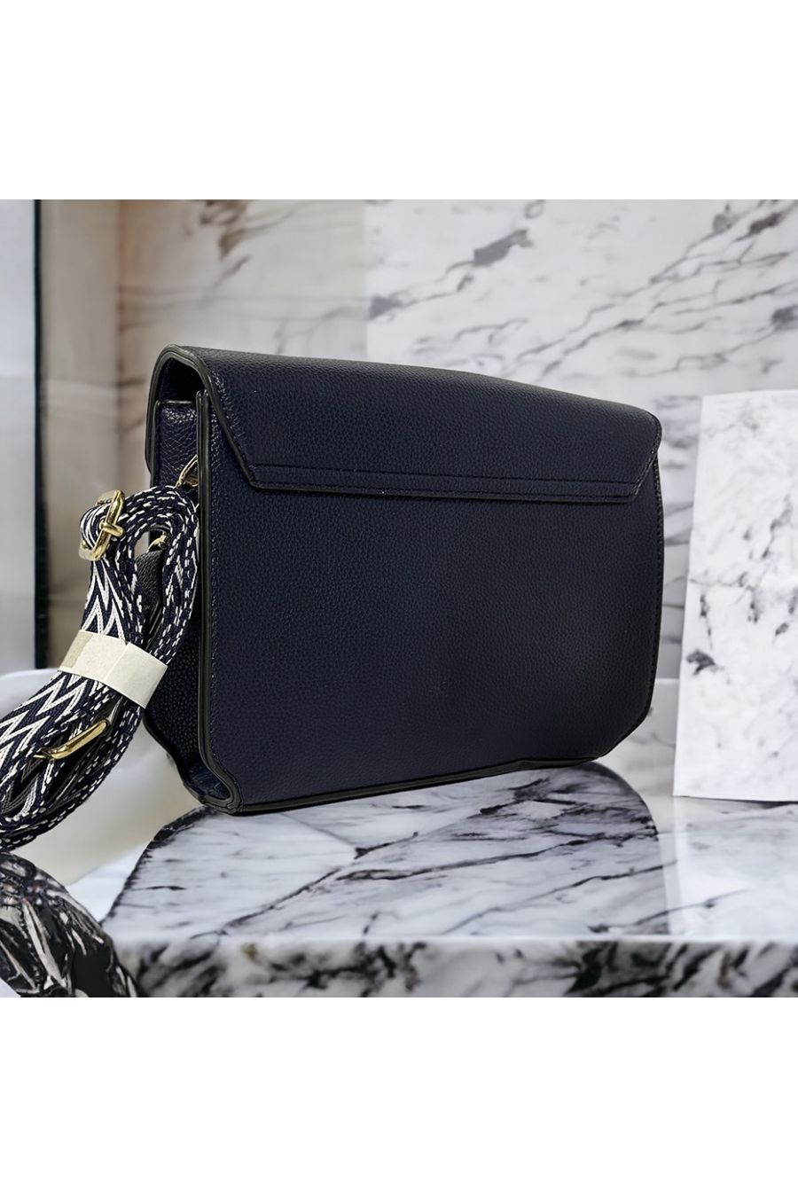 Navy-inspired handbag - 1