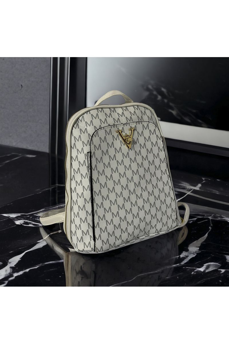 Inspired backpack M pattern white - 2