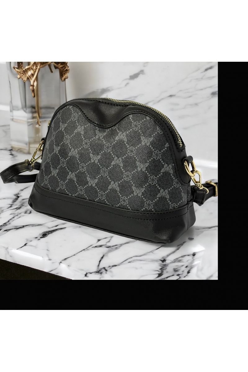 Inspi black patterned handbag - 2