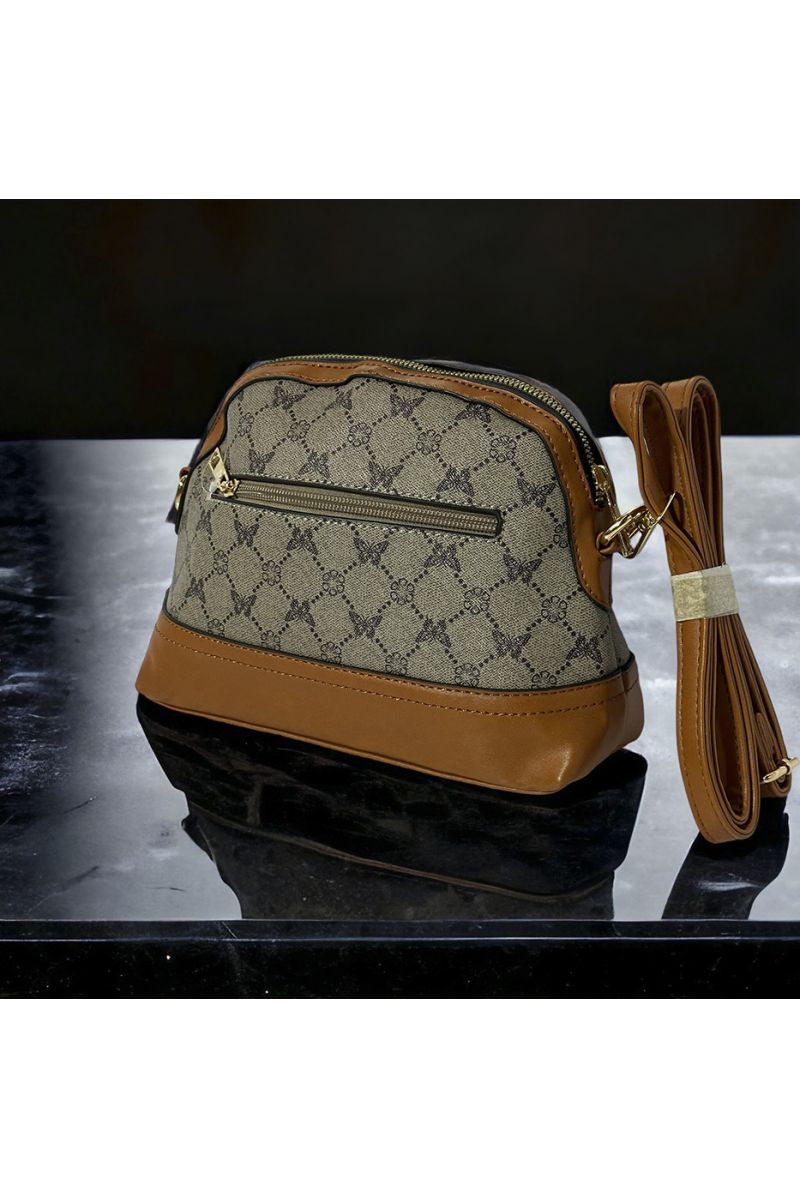 Inspi gray patterned handbag - 1