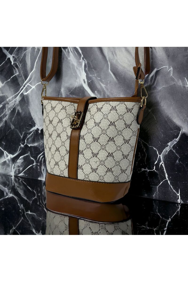 Sac à main inspi motif blanc - 2