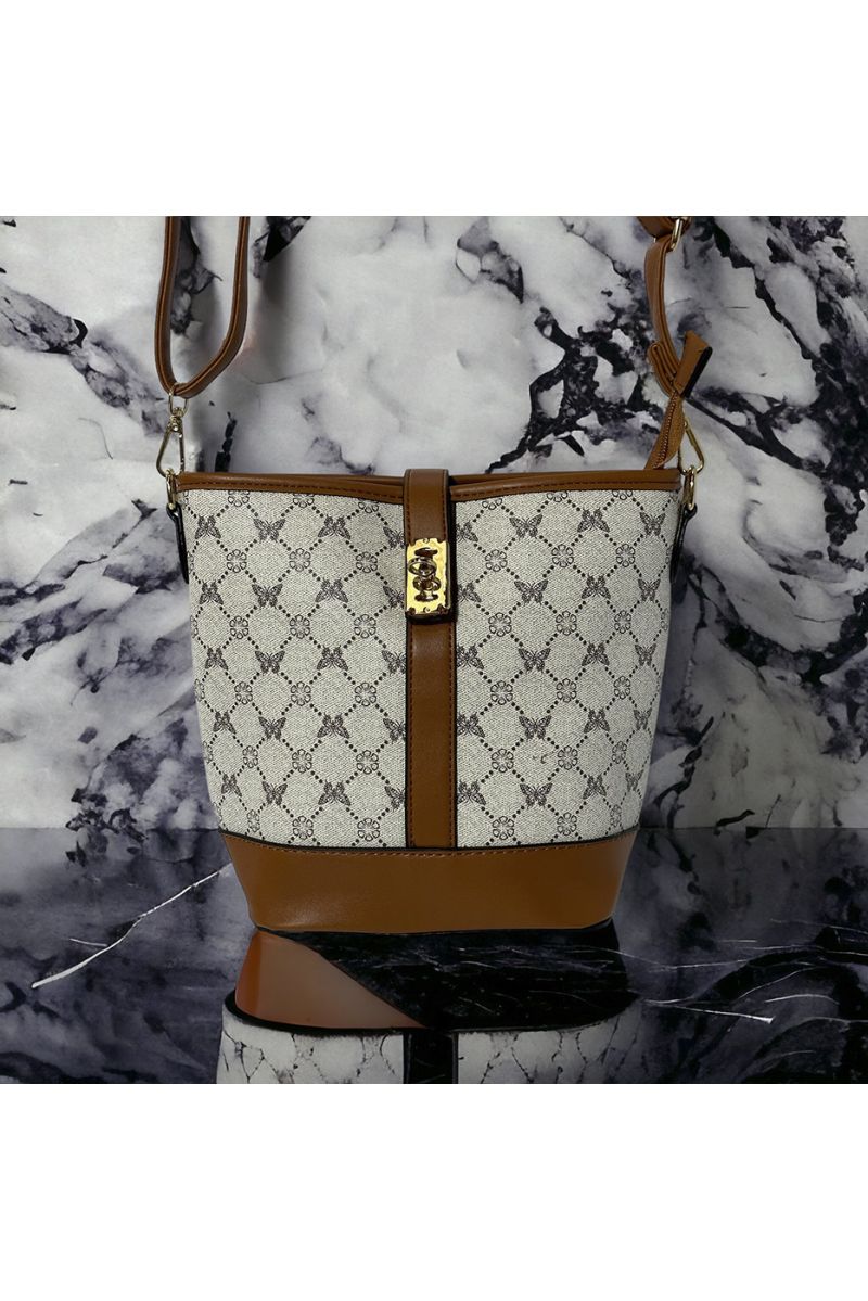 Sac à main inspi motif blanc - 3