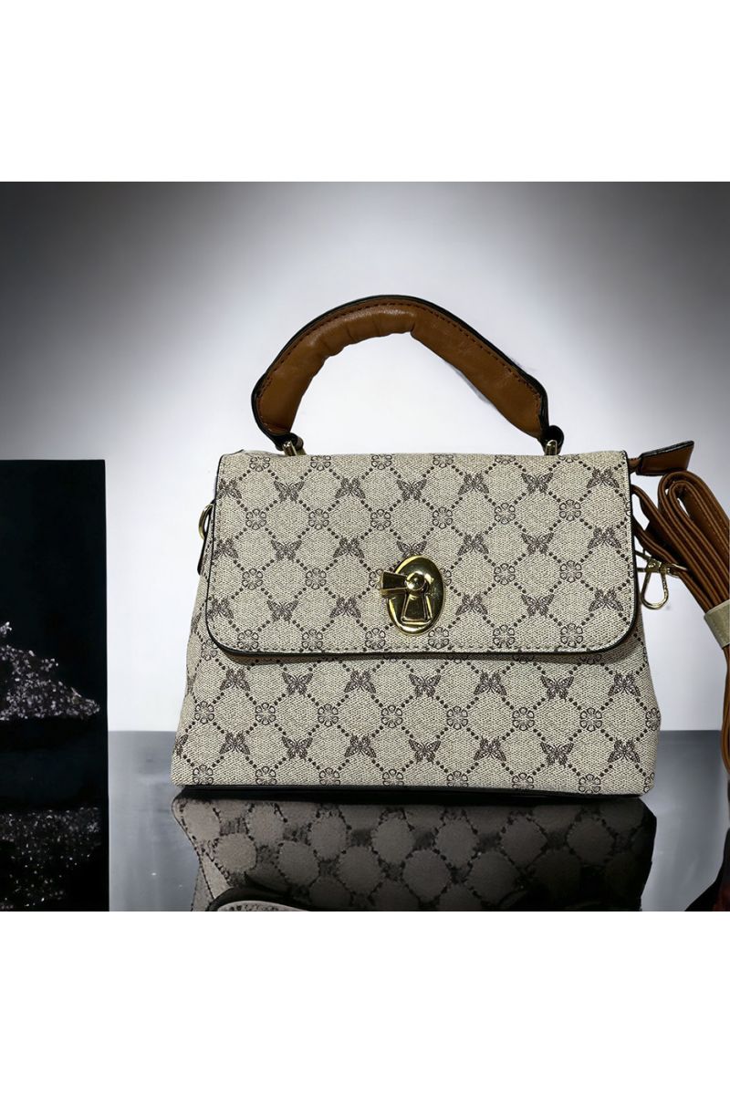 Inspi handbag with white pattern - 2