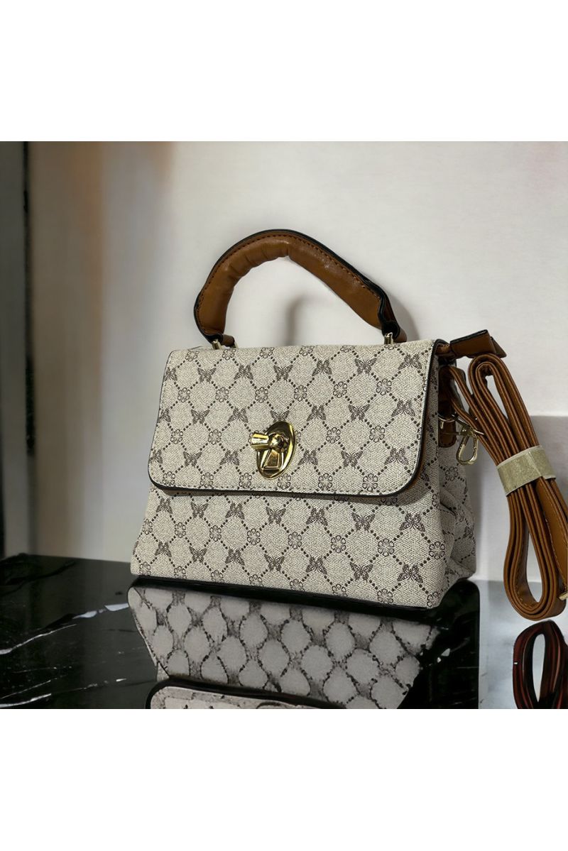 Inspi handbag with white pattern - 3