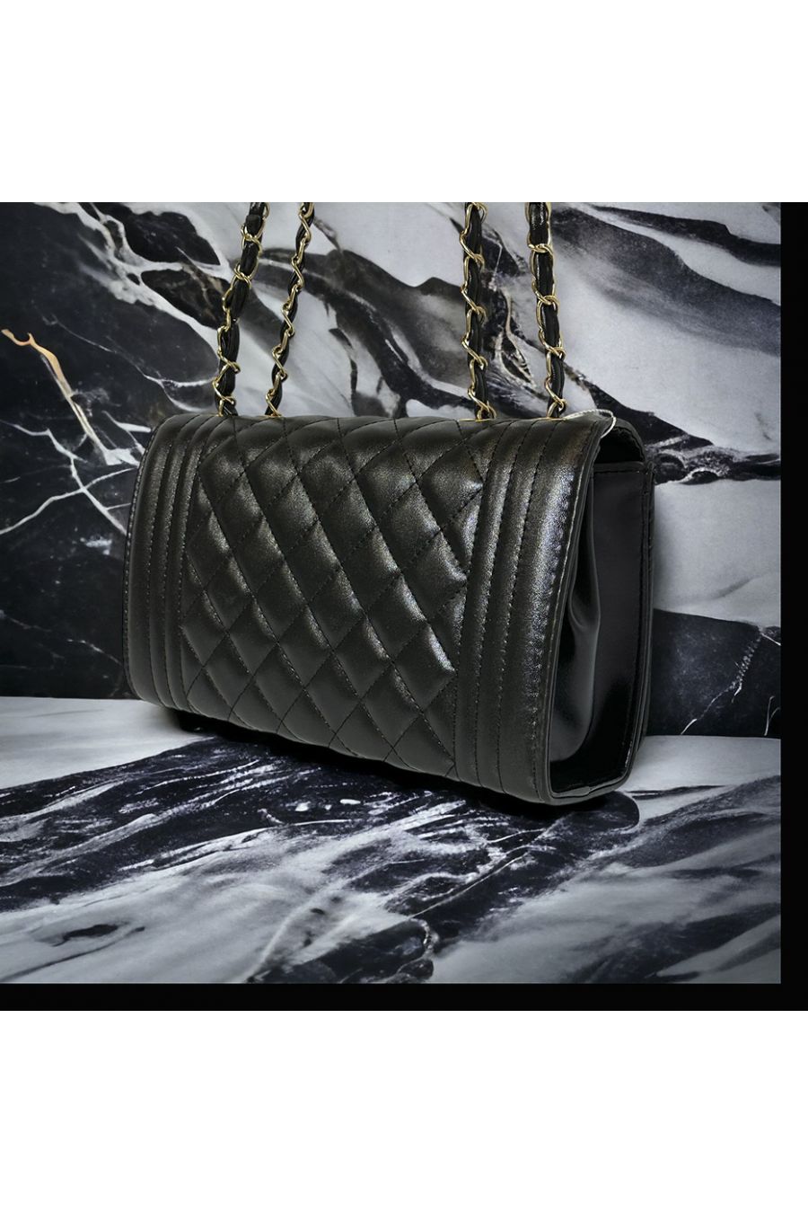 Inspi black quilted handbag - 1