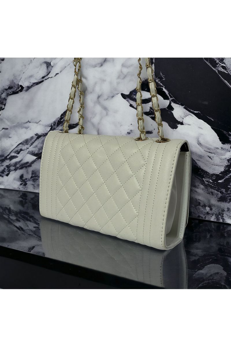 Inspi white quilted handbag - 1