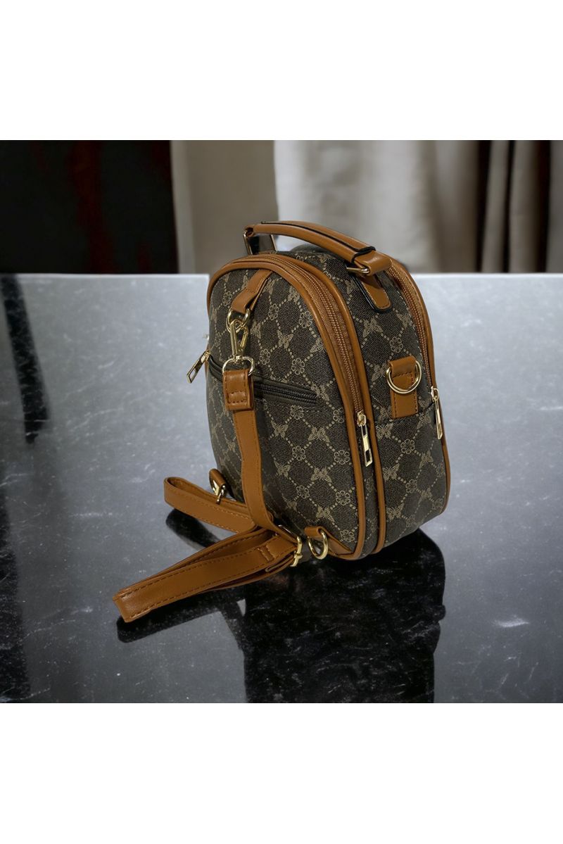 Very mims brown inspired mini backpack - 1