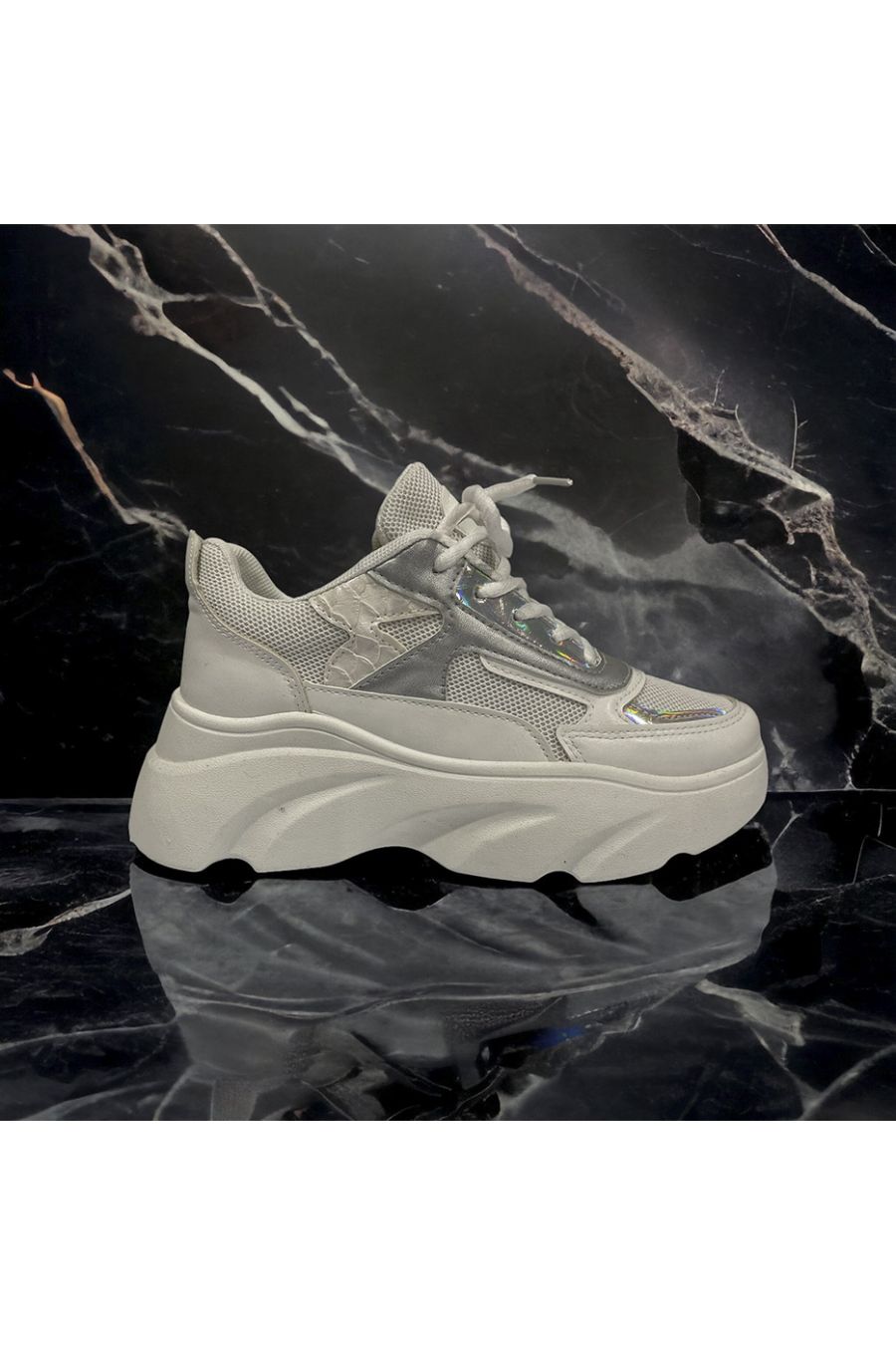 Witte en zilveren basketbal geïnspireerd - 3