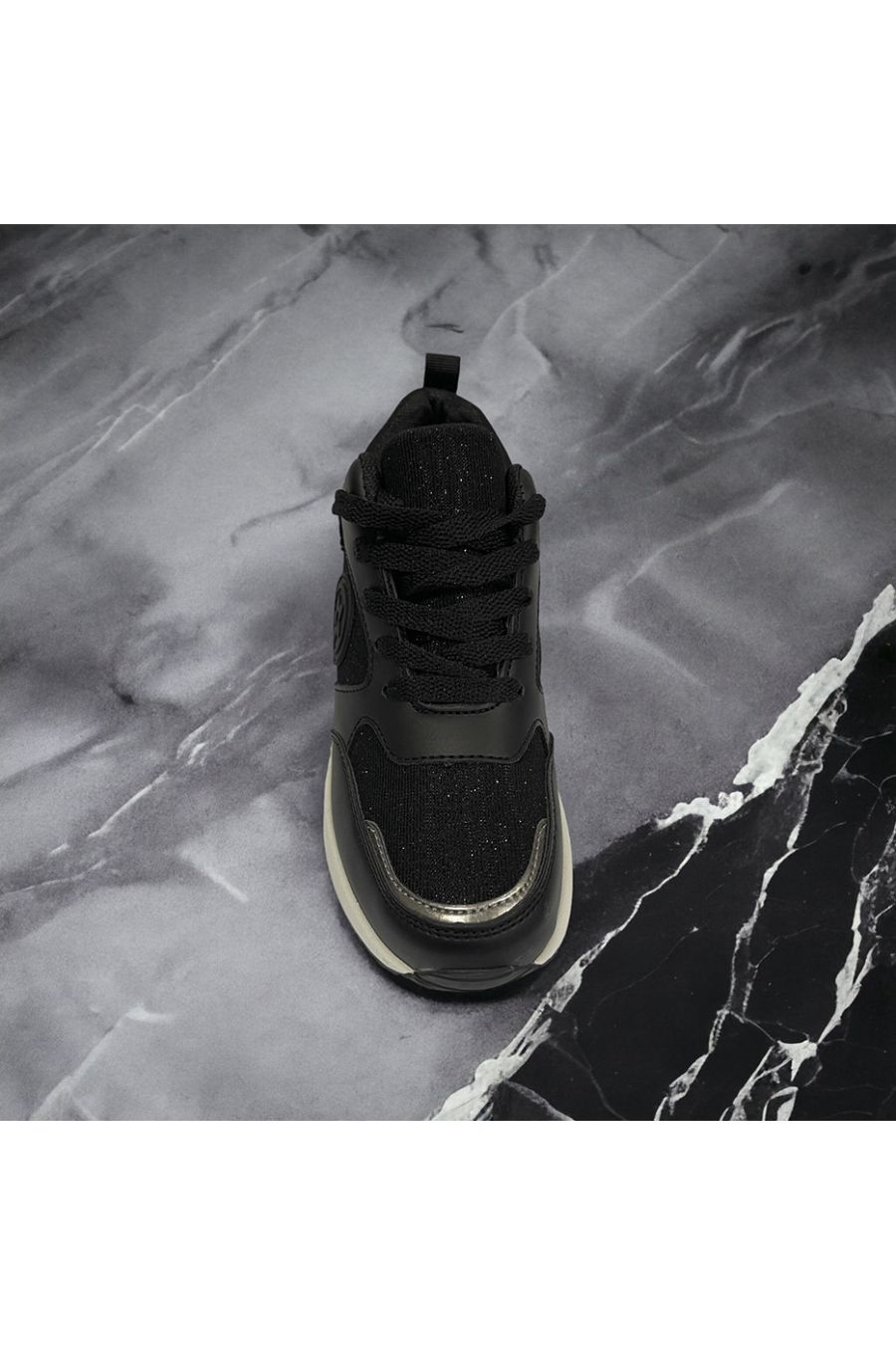 Basket noir brillant inspi - 2