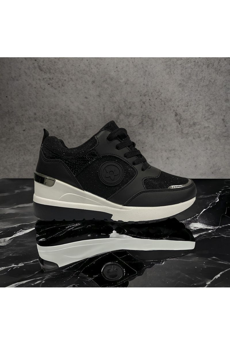 Basket noir brillant inspi - 3