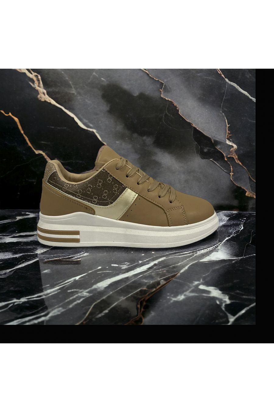 Basket camel à motif inspi - 3