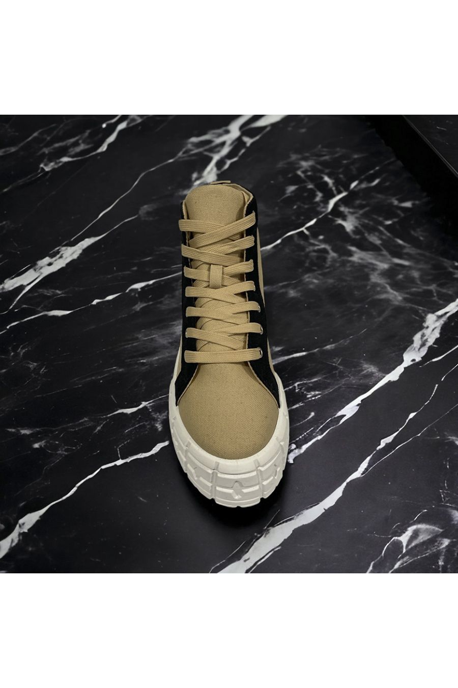 Big sole inpsi ankle boot in camel - 1