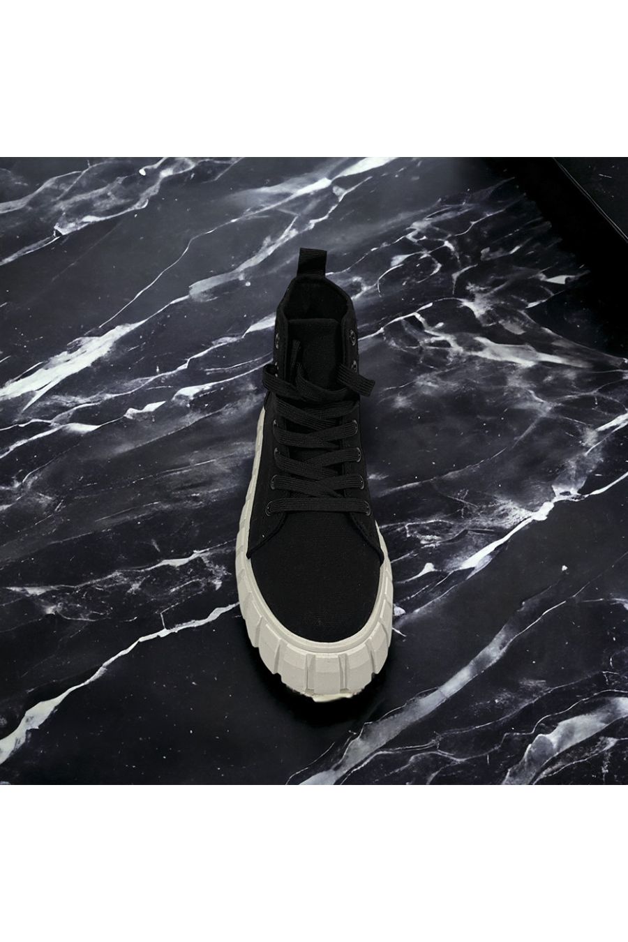 Bottine noir semelle blanche - 2