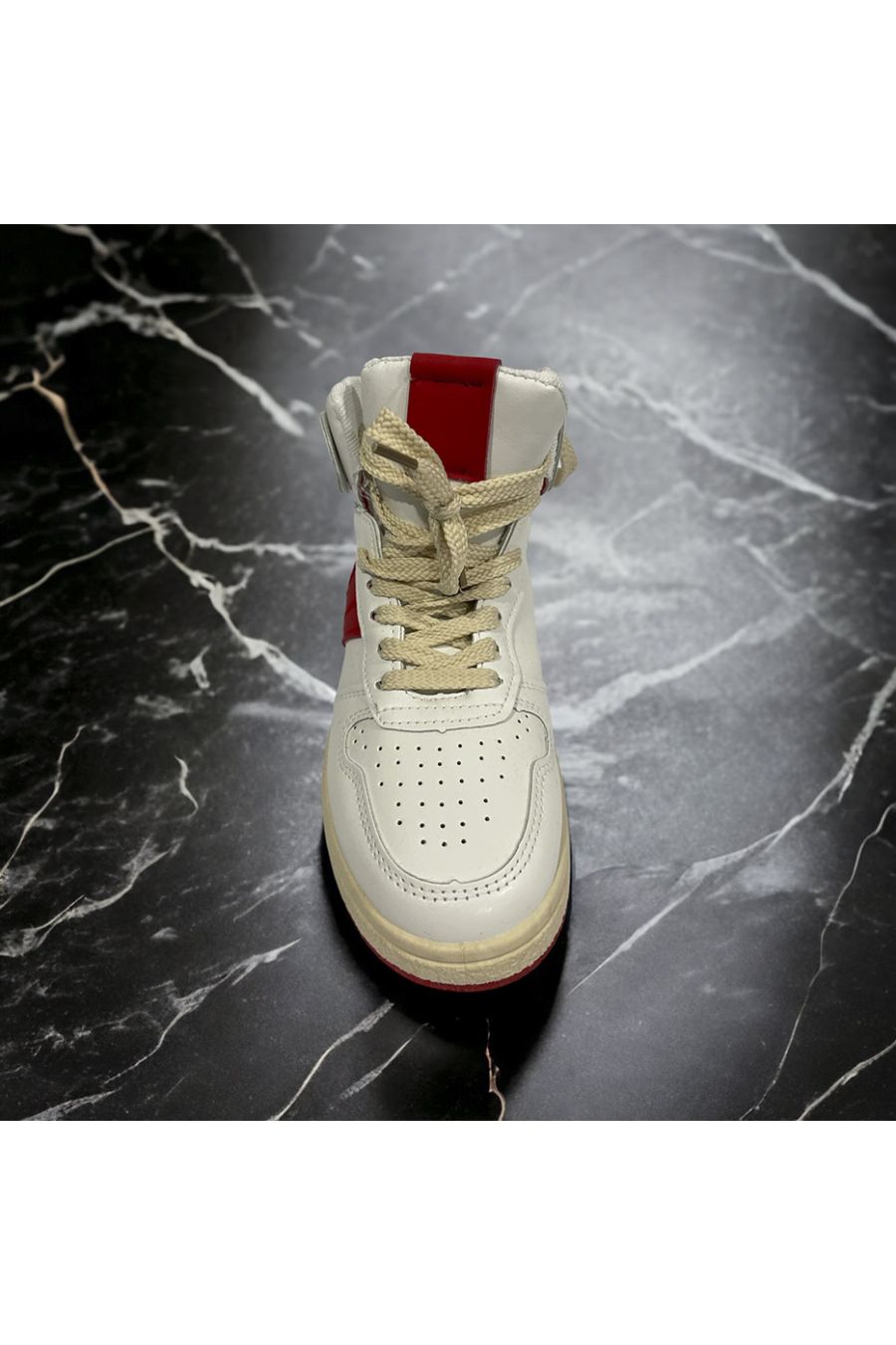 Inspired red high-top sneaker - 2