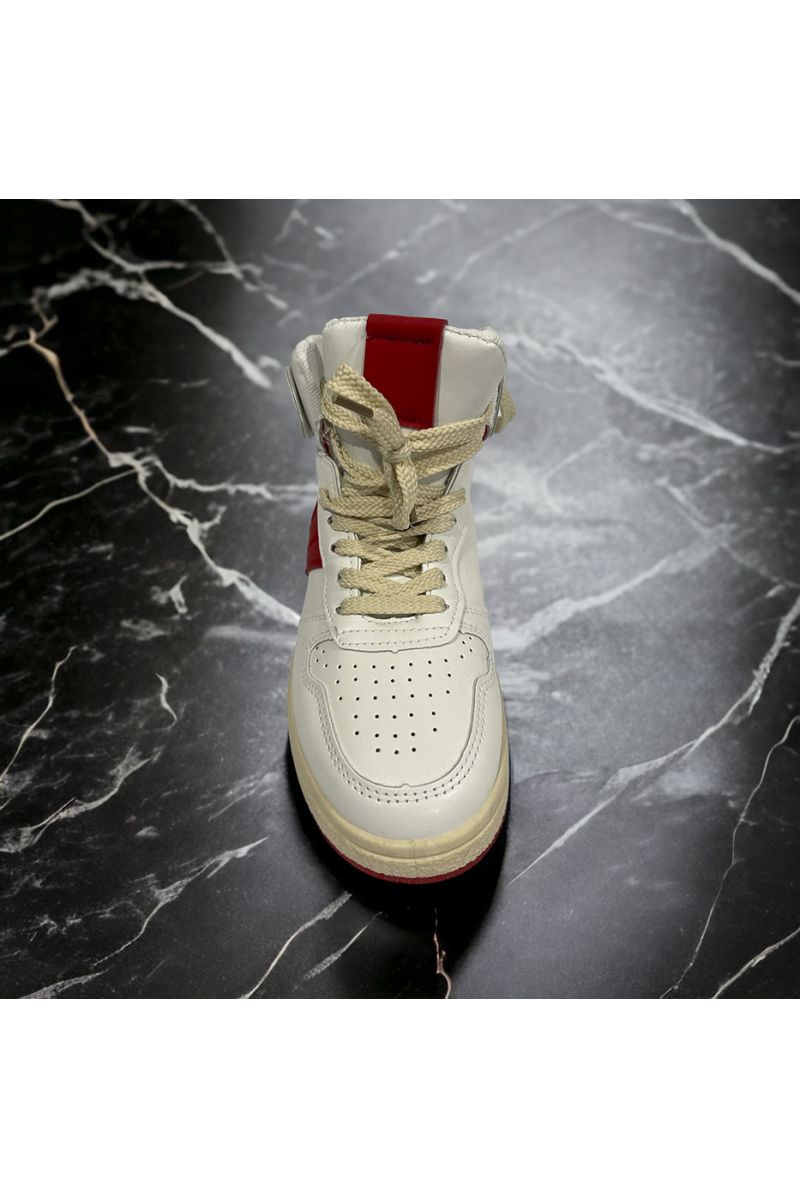 Basket montante rouge inspi - 2