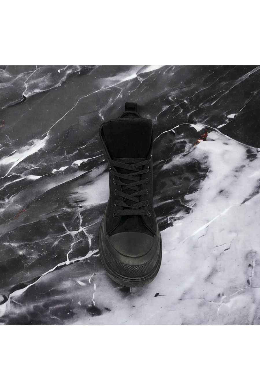 Black suede ankle boots inspired by - 1