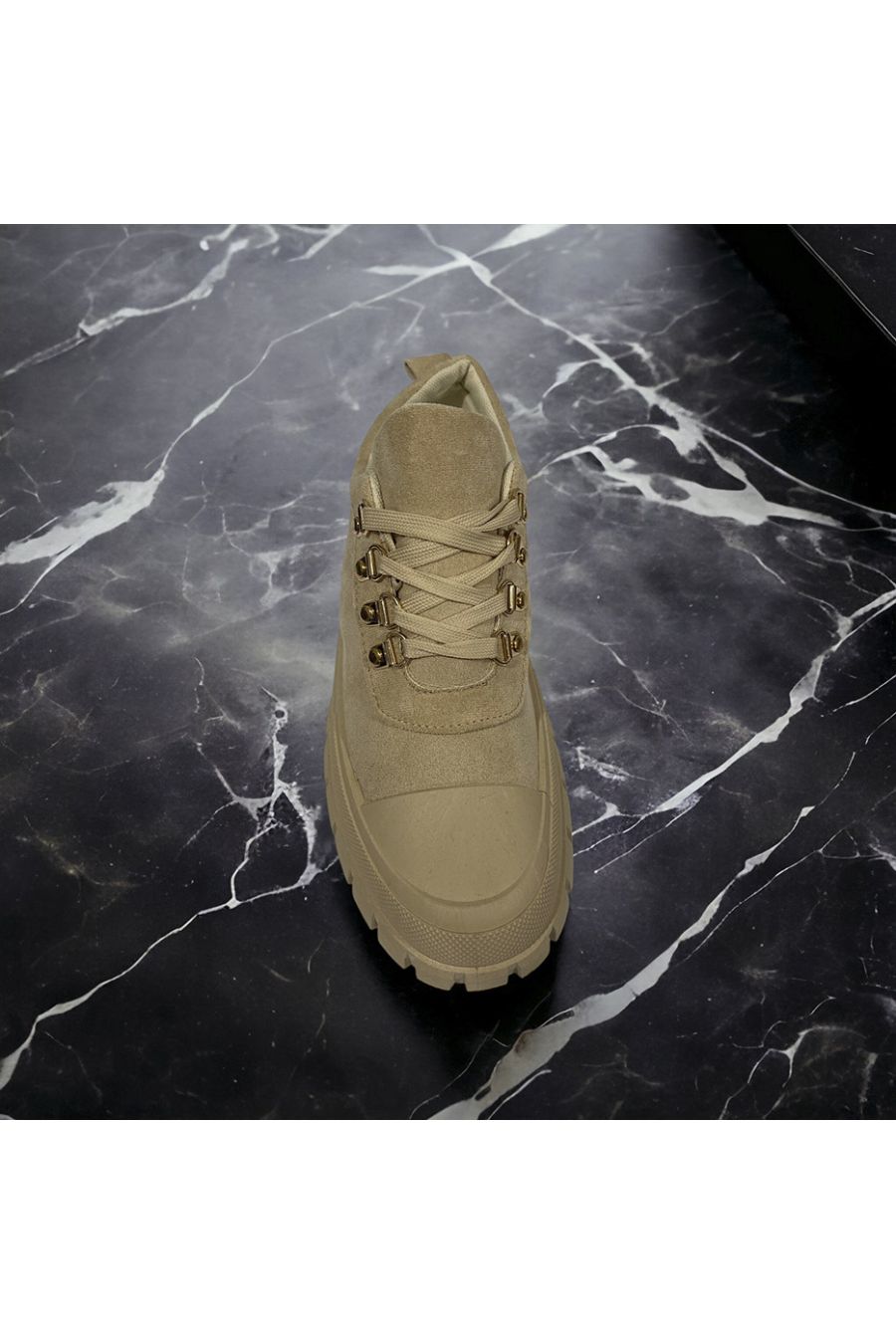 Chaussure beige en suédine inspi - 2
