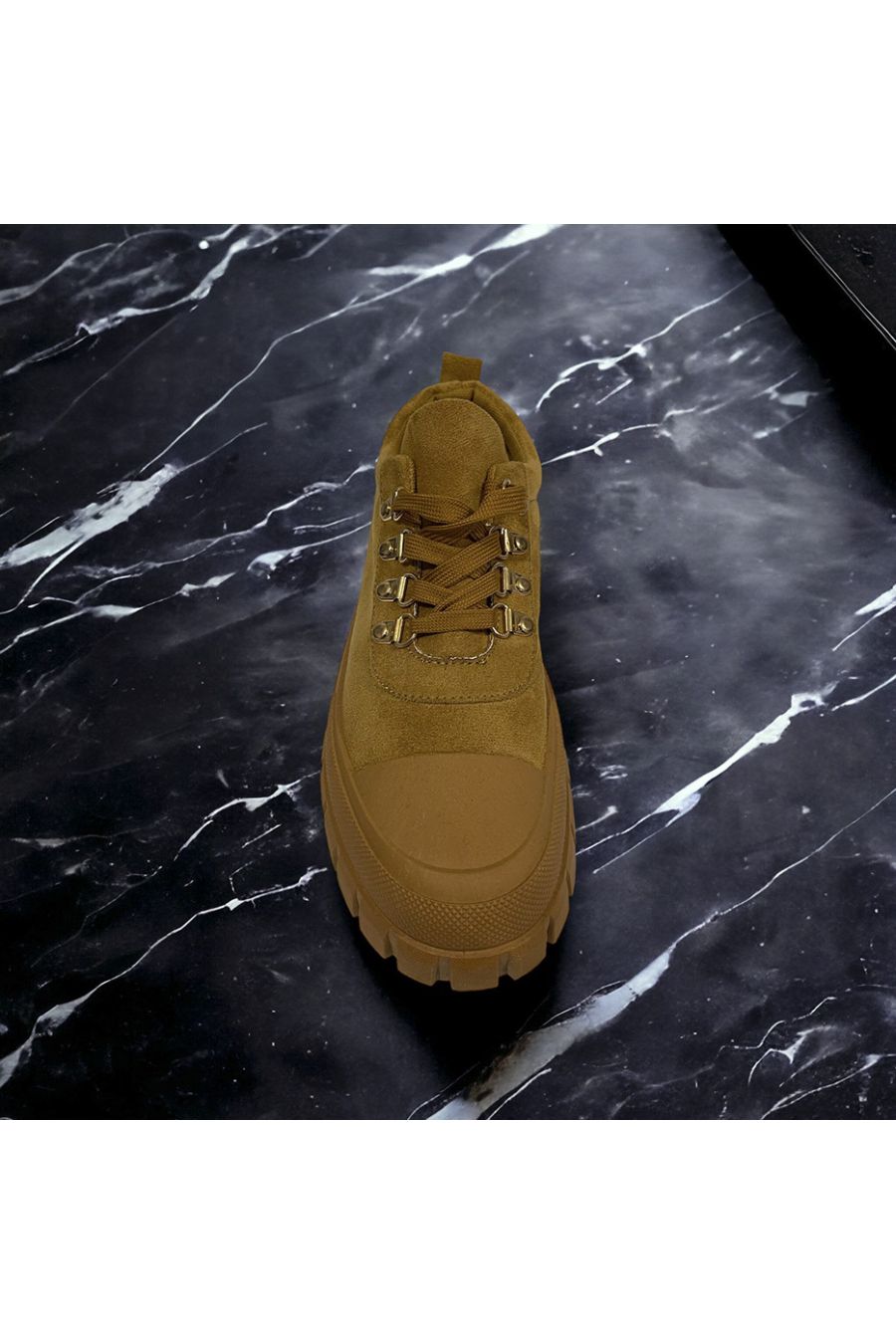 Chaussure camel en suédine inspi  - 2
