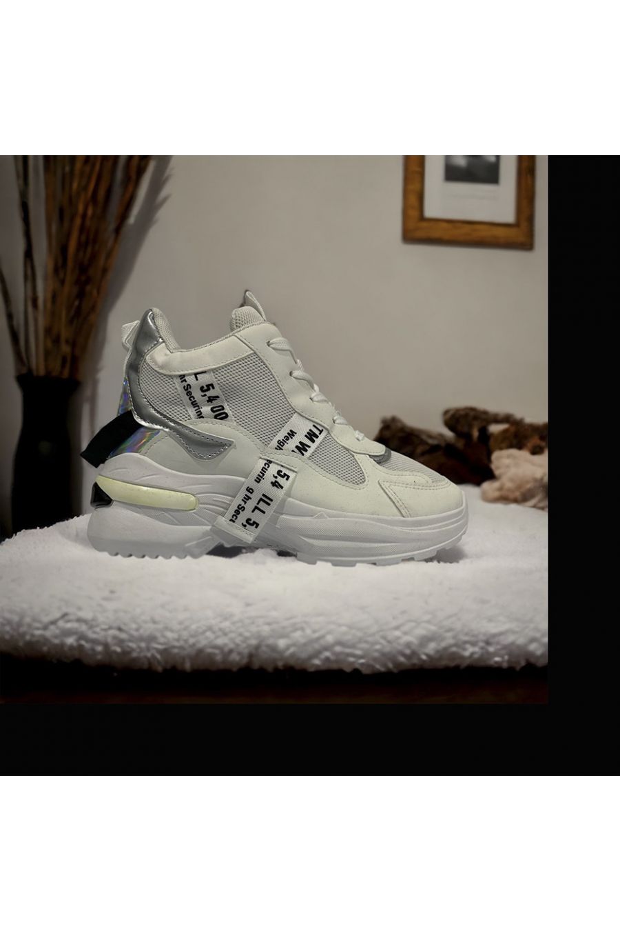 Hoge witte basketbal geïnspireerd - 2