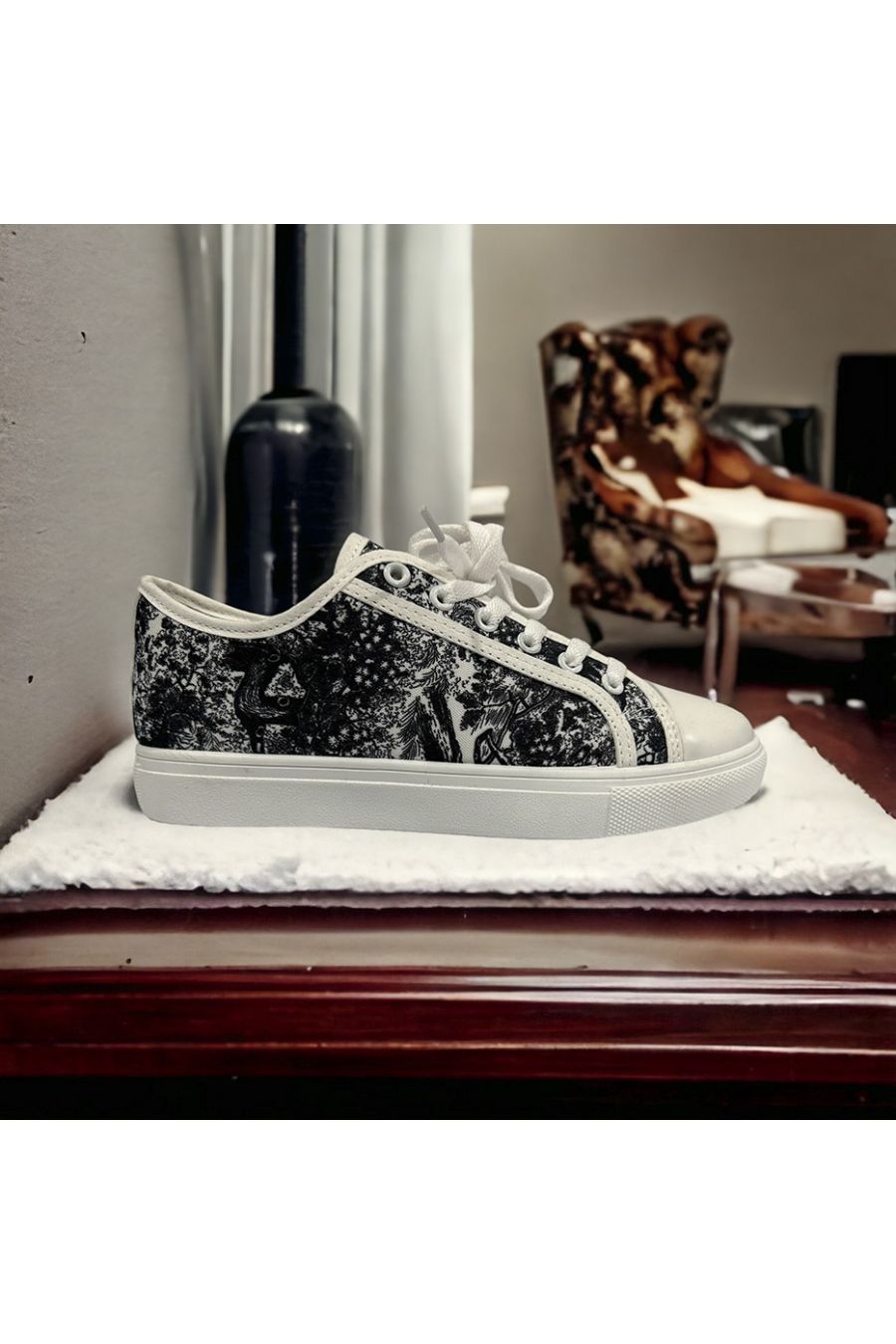 Basket noir à motif inspi - 3