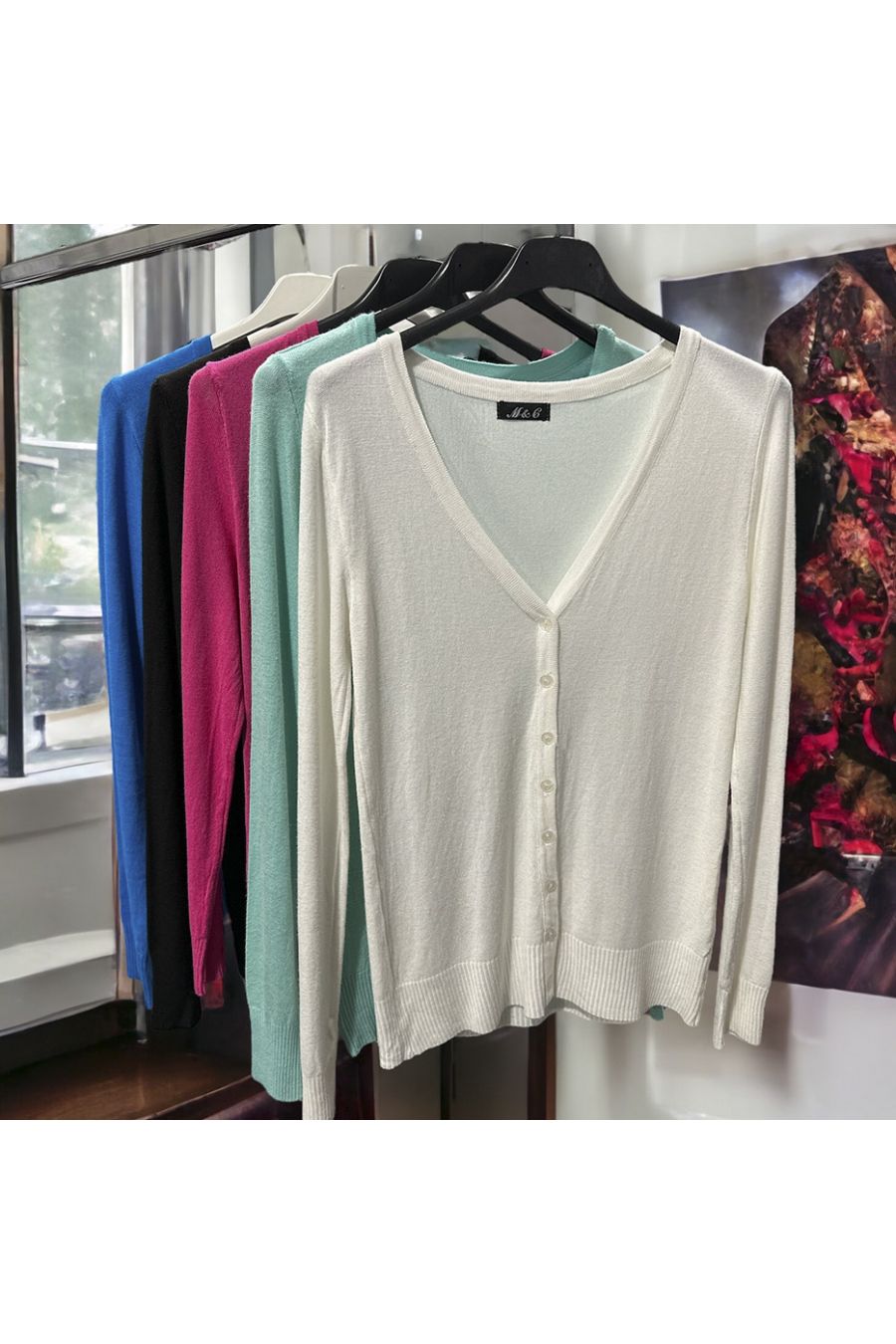 Lot of 5 vests in five different colors - 1