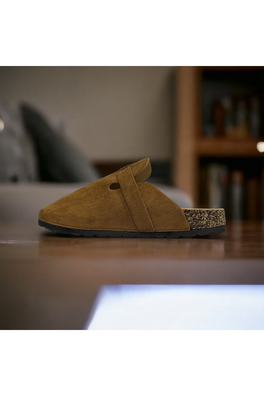 Camel suedette mules - 1