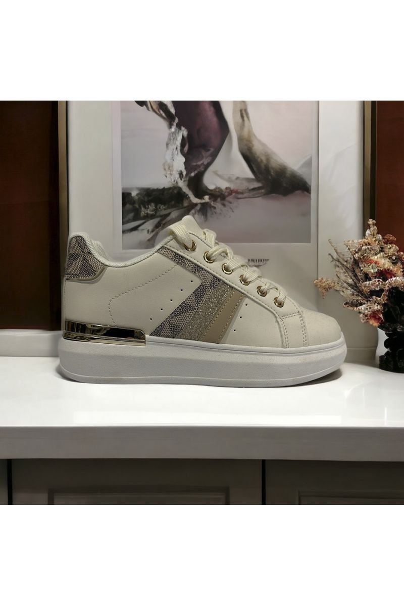 Basket beige motif inspi  - 3