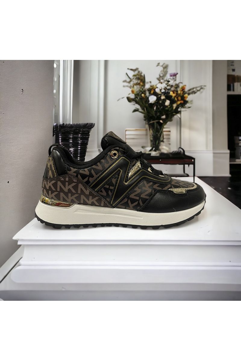 Zwart geïnspireerde sneaker - 3