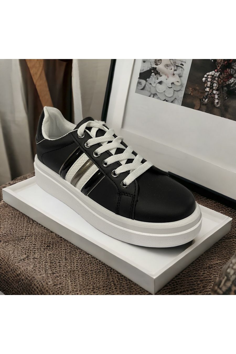 Black sneakers inpi - 2