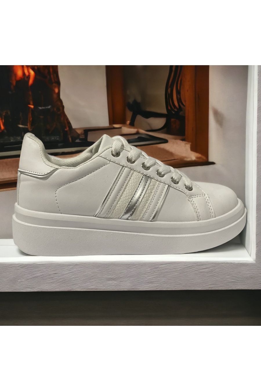 Witte en zilveren mand geïnspireerd - 3