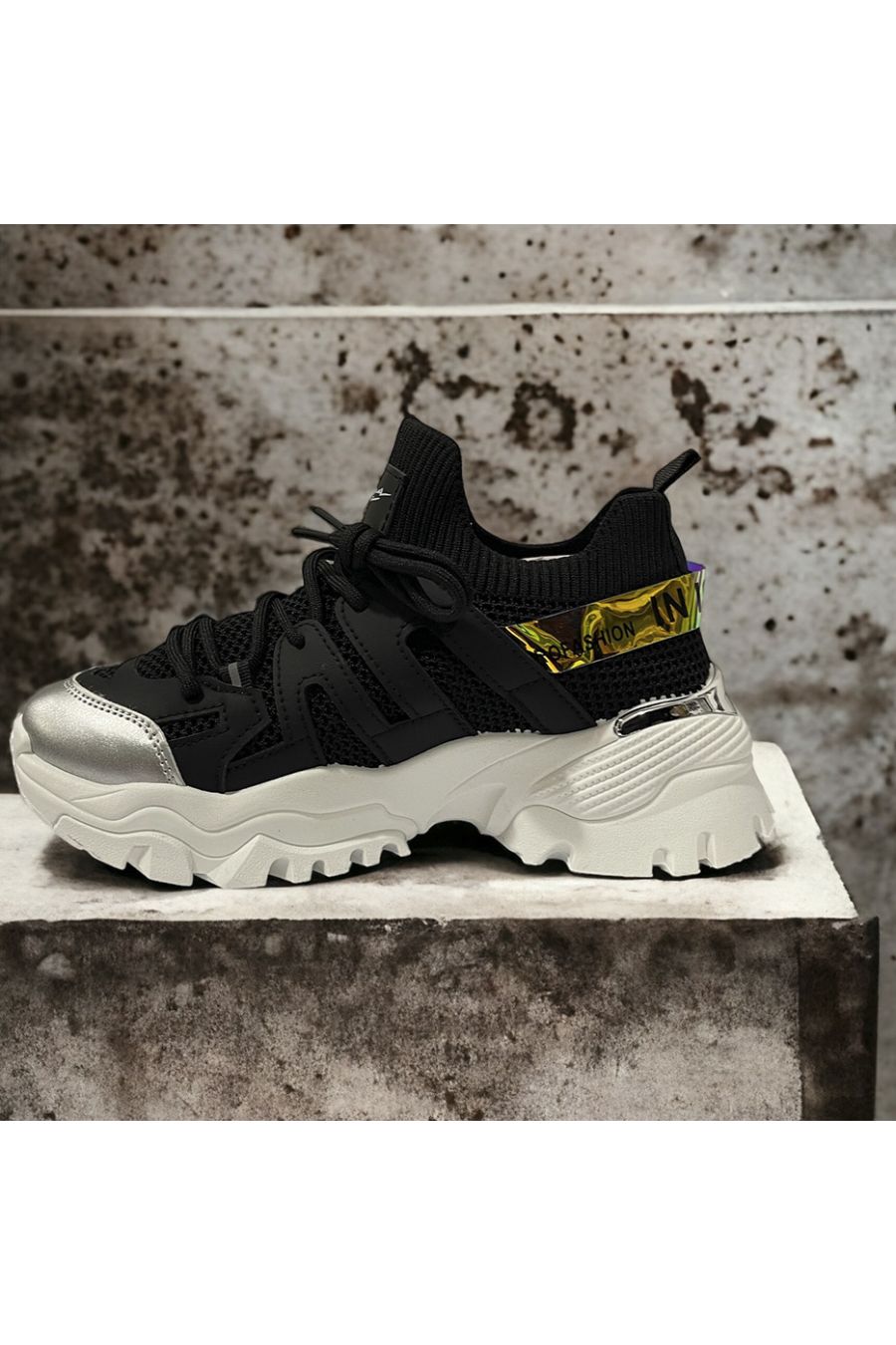 Black inpsi B sneaker - 2