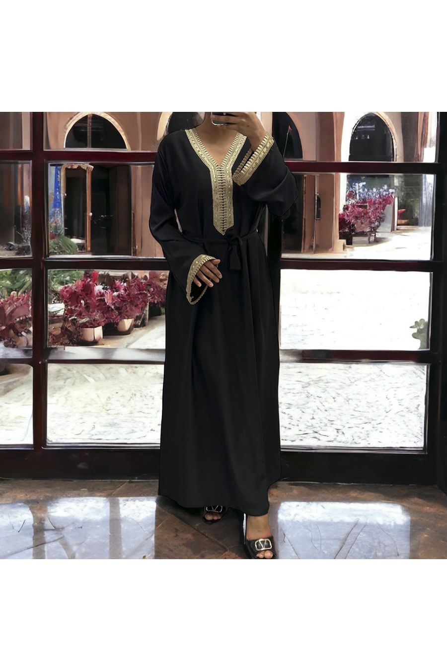 Abaya Qamar noir - 4