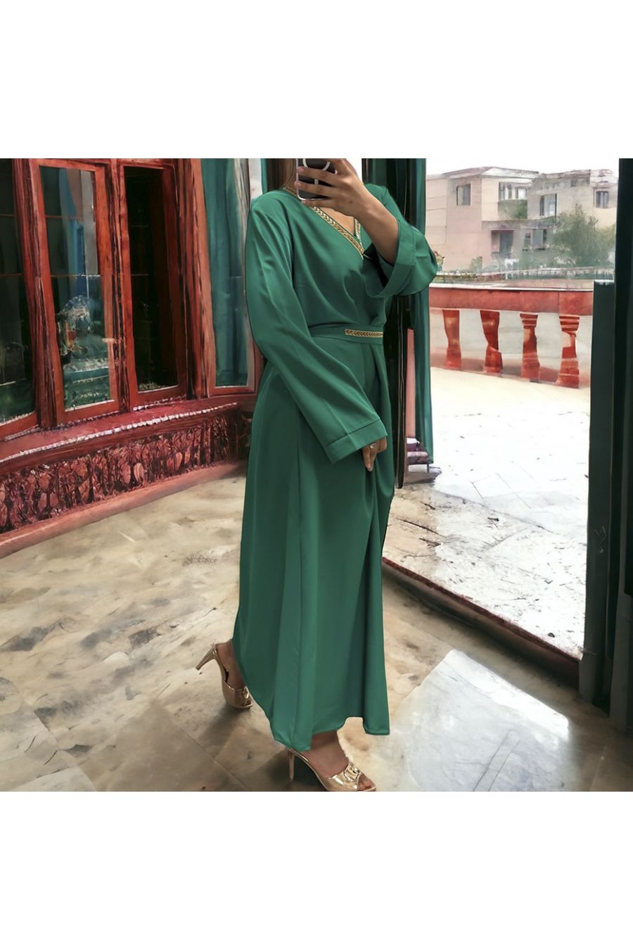 Abaya Rania green - 1