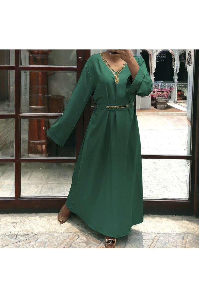 Abaya Rania groen - 3