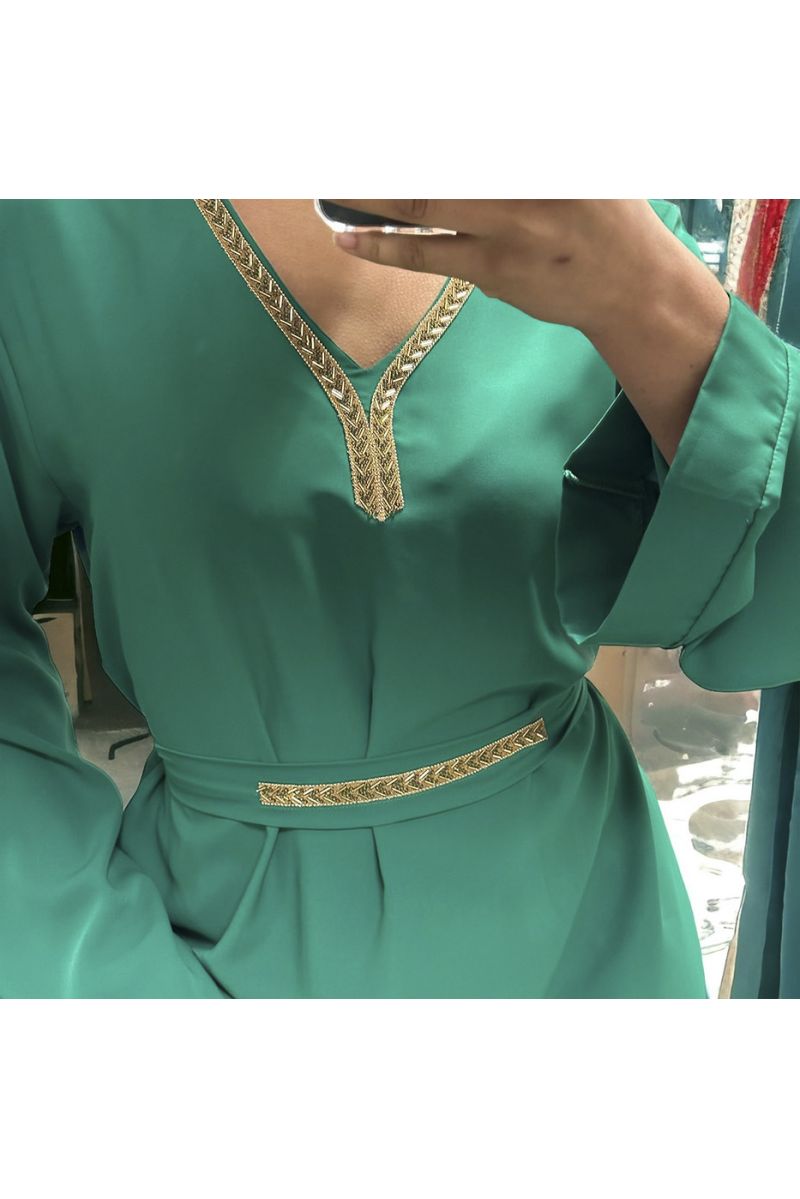 Abaya Rania green - 5