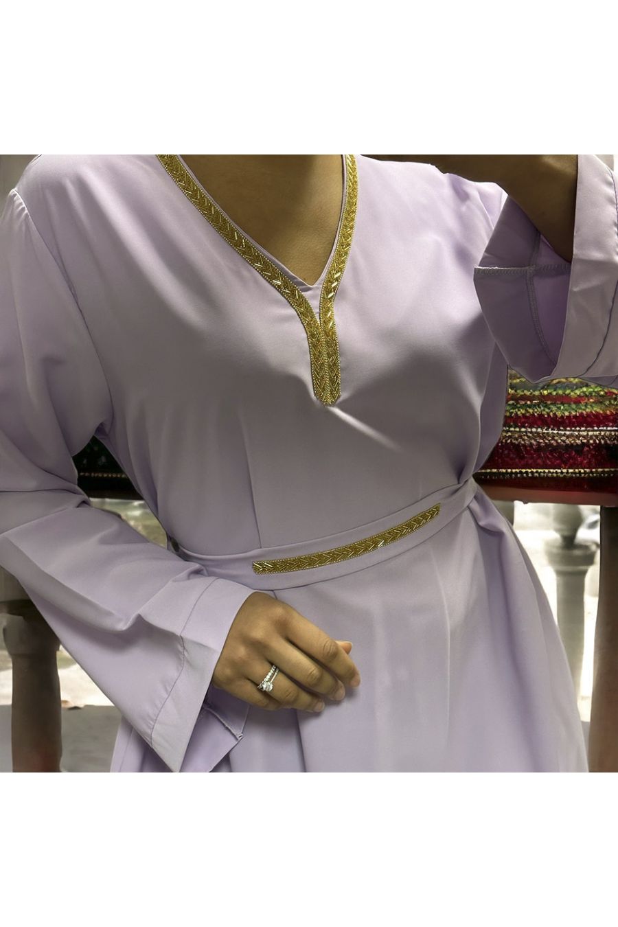 Abaya Rania lila - 1