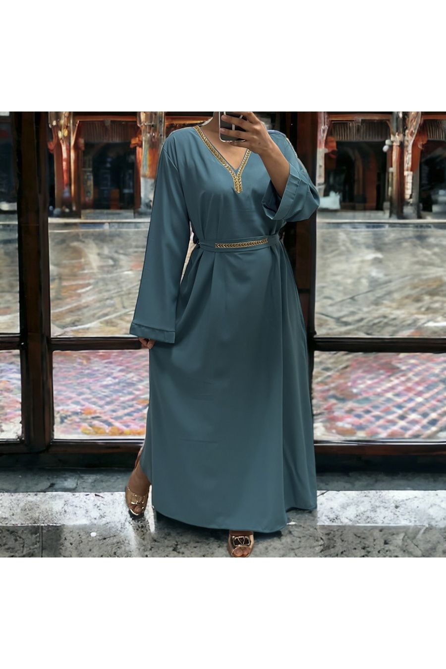 Abaya Rania canard - 1