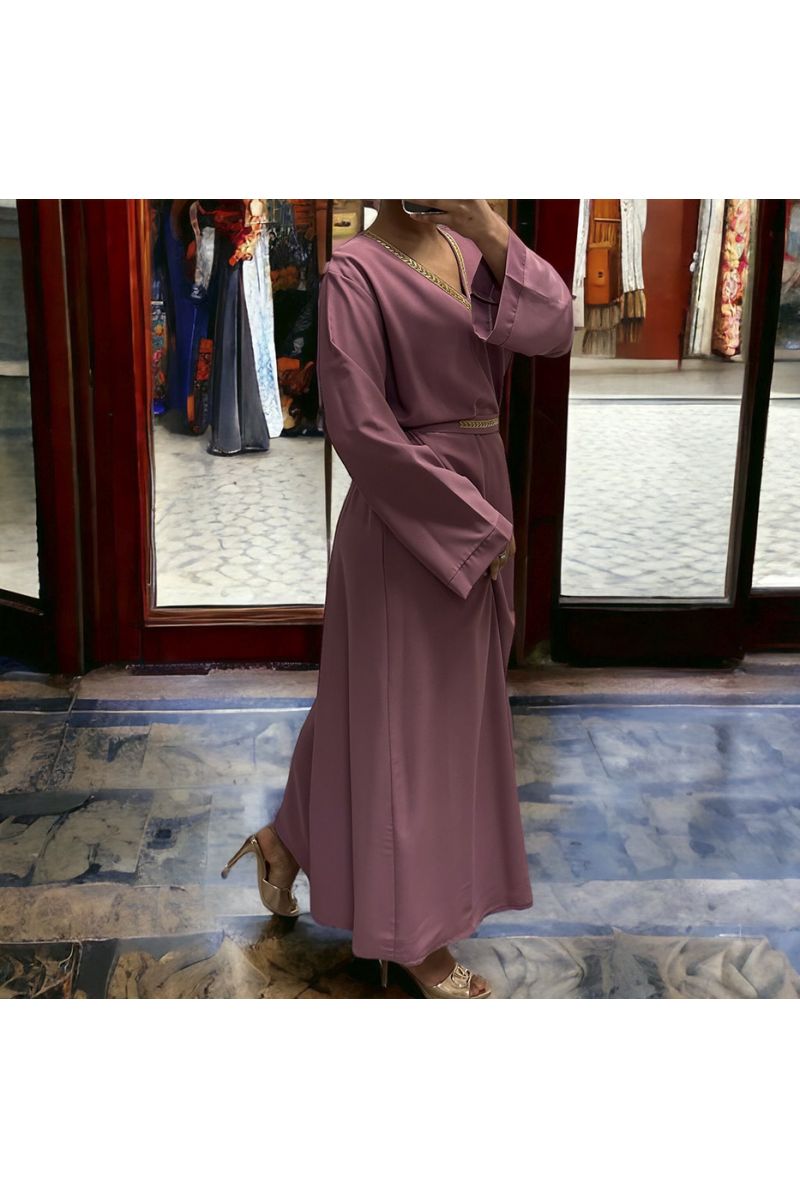 Abaya Rania violet  - 1