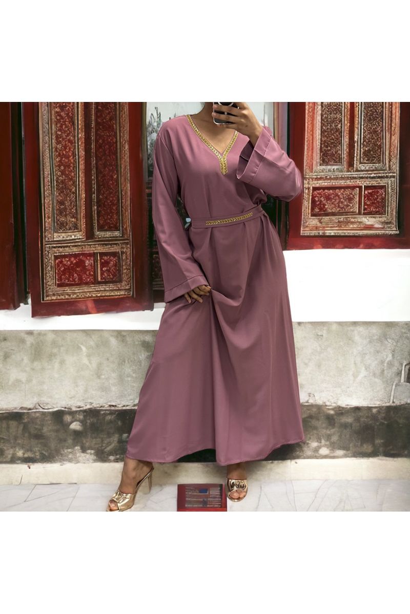 Abaya Rania paars - 2