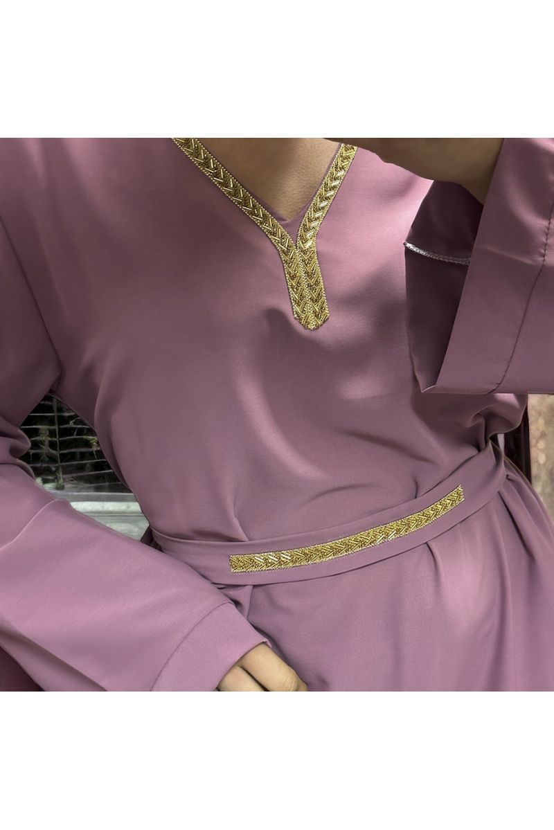 Abaya Rania paars - 4