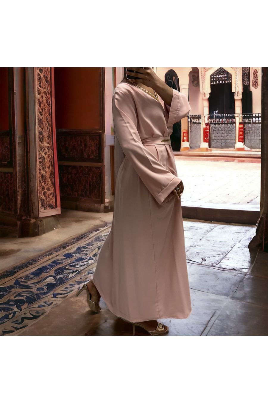 Abaya Rania pink - 1