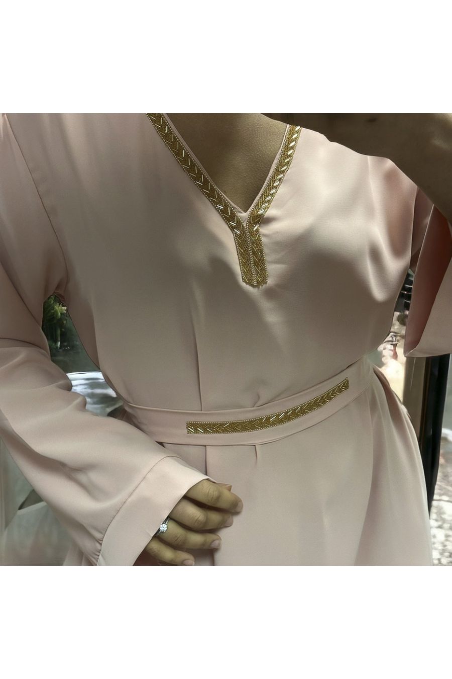 Abaya Rania roze - 4