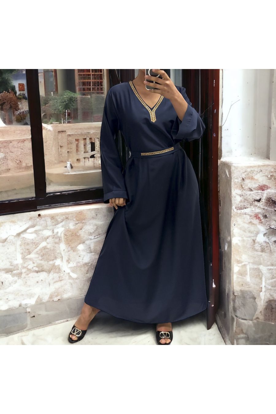 Abaya Rania navy - 3