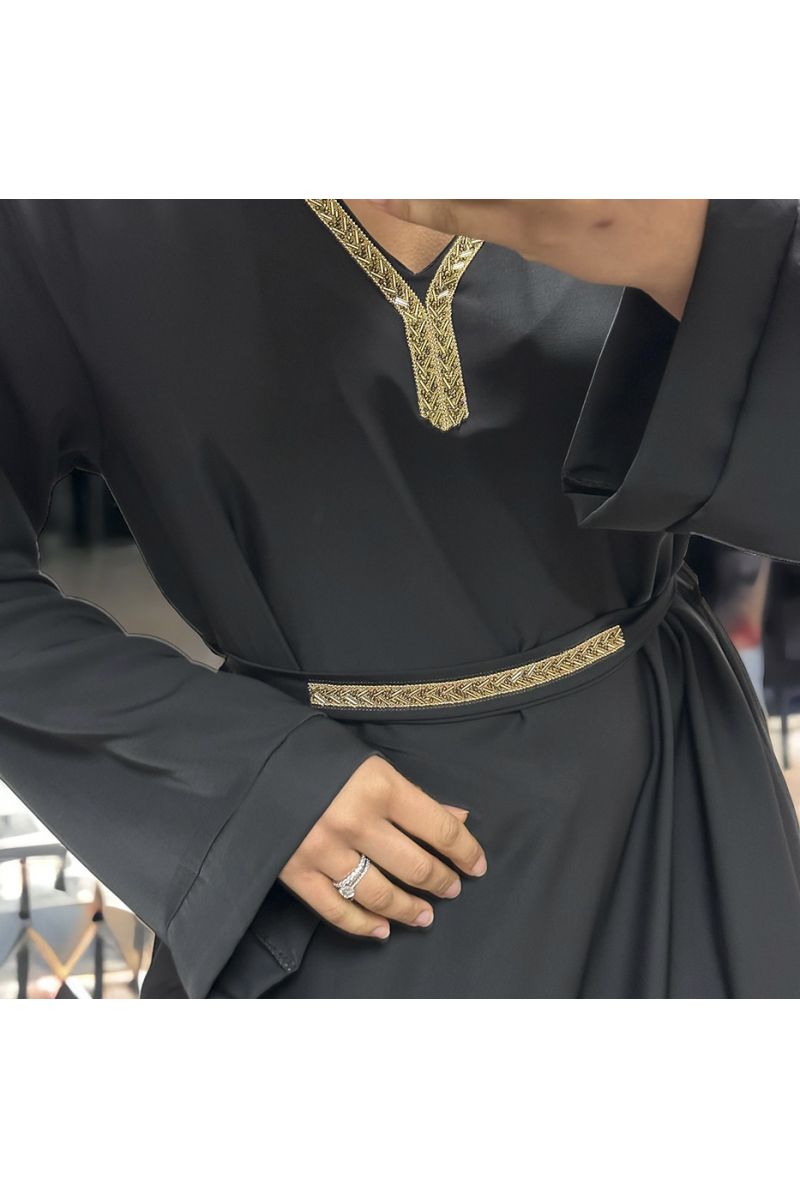 Abaya Rania zwart - 5