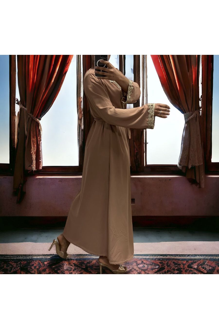 Abaya Layla camel - 1