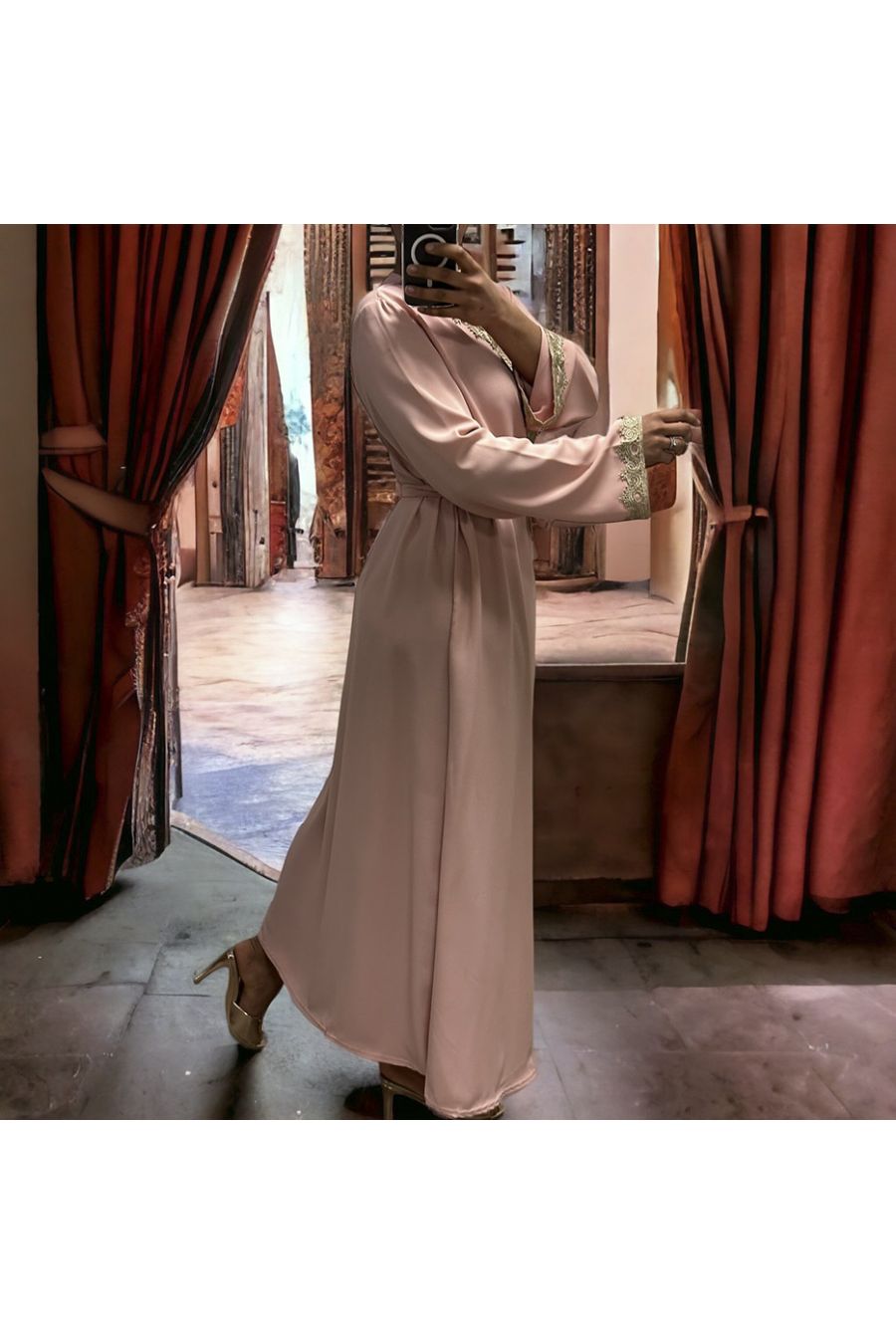 Abaya Layla roze - 1