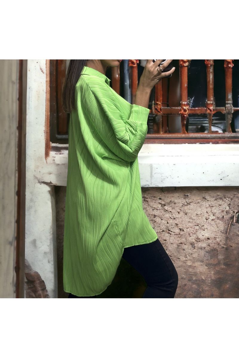 Anijs oversized overhemd met subliem materiaal - 1