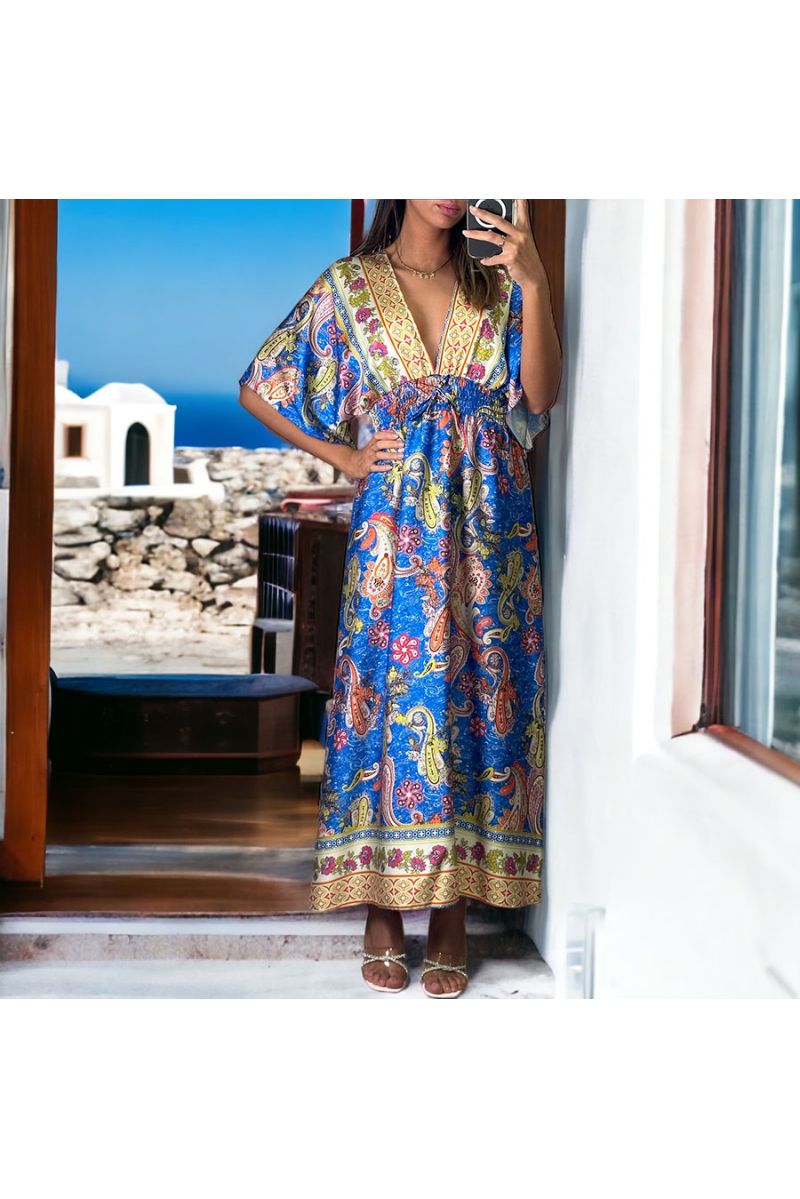 Royal satin dress - 2
