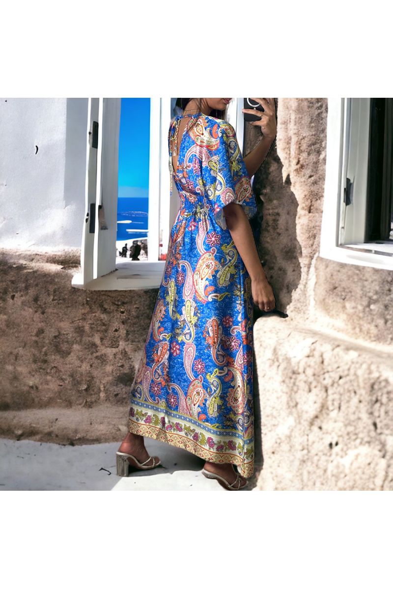 Robe satiné royal - 3